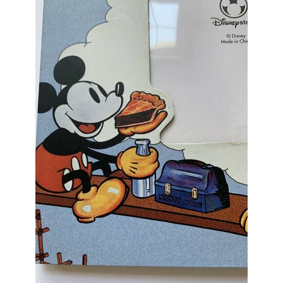 Disney Store Photo Picture Frame Large Mickey Minnie 10x8 Fits 5.5x3.5 Retro - Picture 4 of 11
